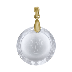 Sterntaler Kristall mit Goldclip Sterntaler Kristall mit Goldclip