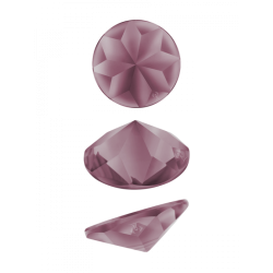 Goldener Raum Kristall mit kleinen Fehlern