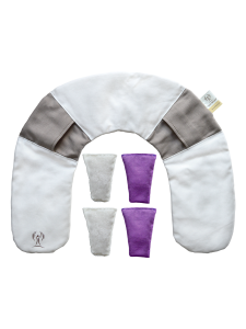 LichtWesen neck cushion incl. double pack rock crystal bags