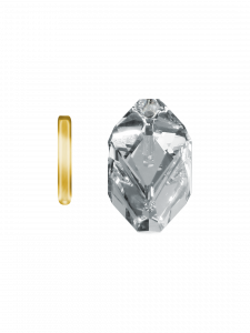 Seelenkristall (goldener Clip)