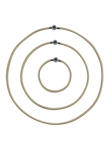 Lederarmband für Beads, beige