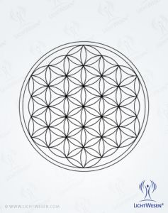 Blume des Lebens - silber 