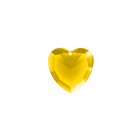 Kristallherz Elohim gelb - NICHT MEHR LIEFERBAR