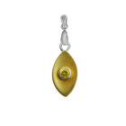 Schöpfungsstrahl gold Zirkonia mit Clip