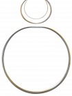 Halsreif Bicolor 9er, 50 cm