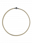 Zweireihiges Lederarmband beige 40,5 cm