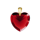 Familienmuster durchbrechen Kristall mit Goldclip