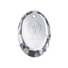 Magna Mater Kristall mit silbernem Clip