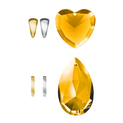 Kristalle gold